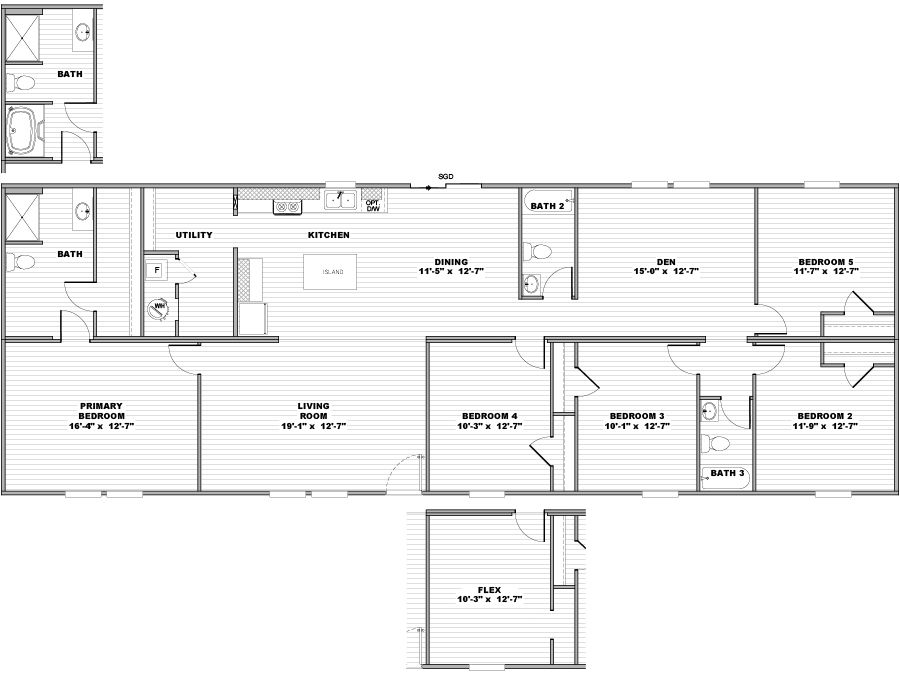 Redwood floor plan