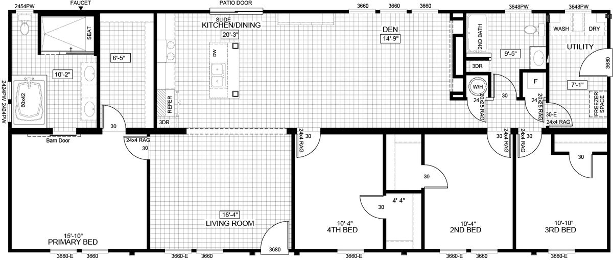 The Revere floor plan