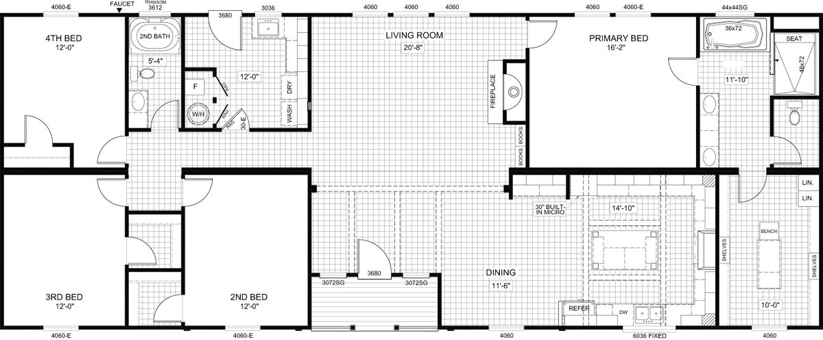 The Bryant floor plan