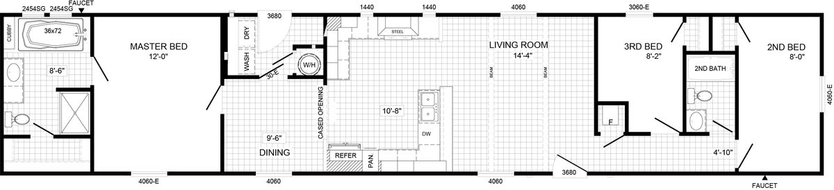 The Hollywood floor plan