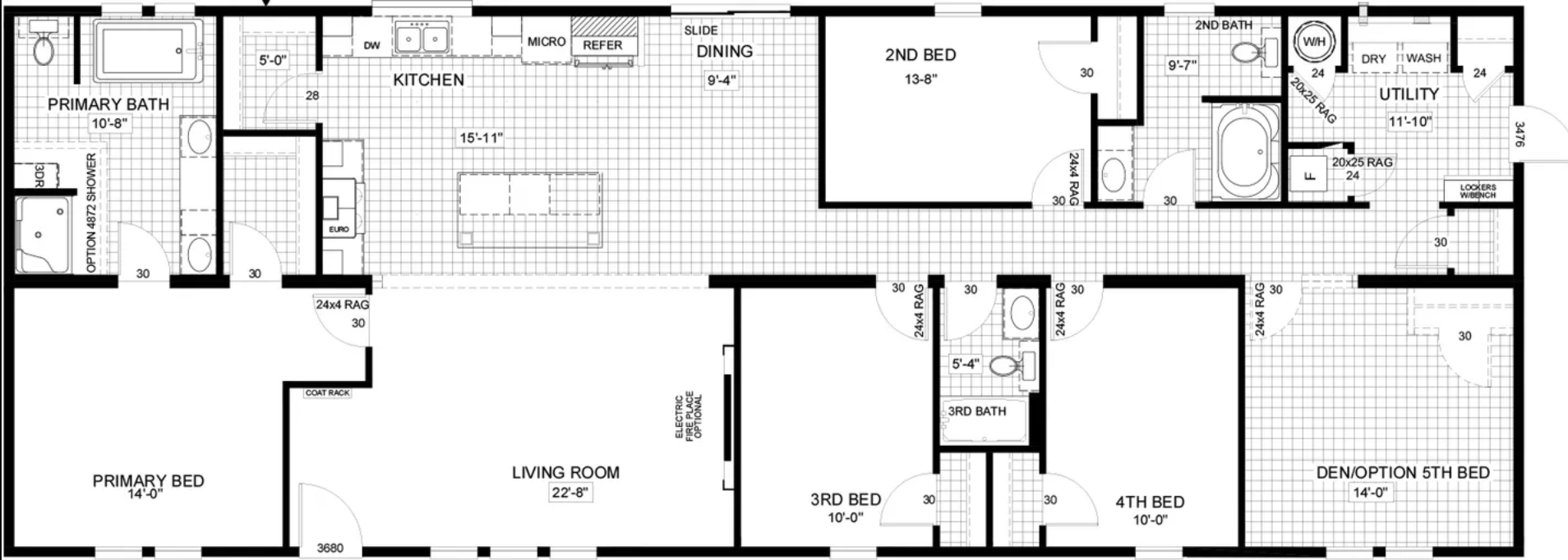 The Big Easy floor plan