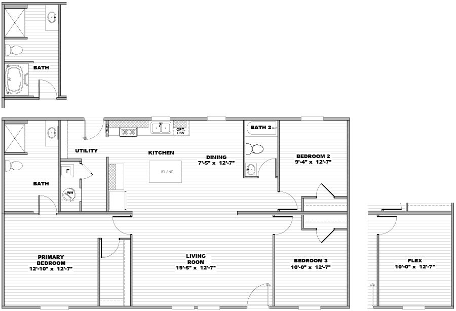 Maple floor plan