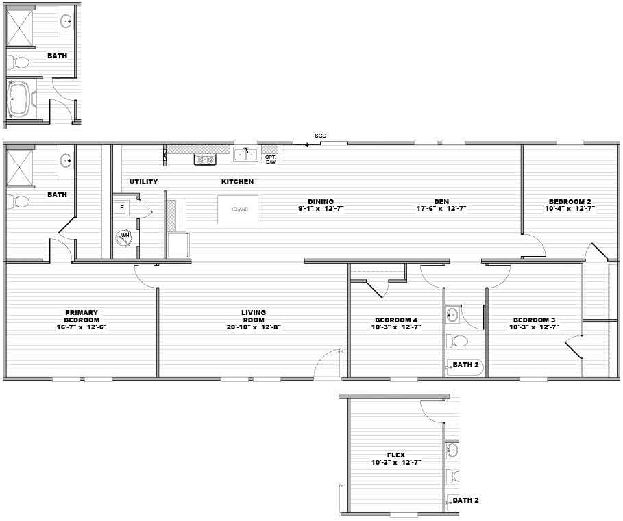 Spruce floor plan
