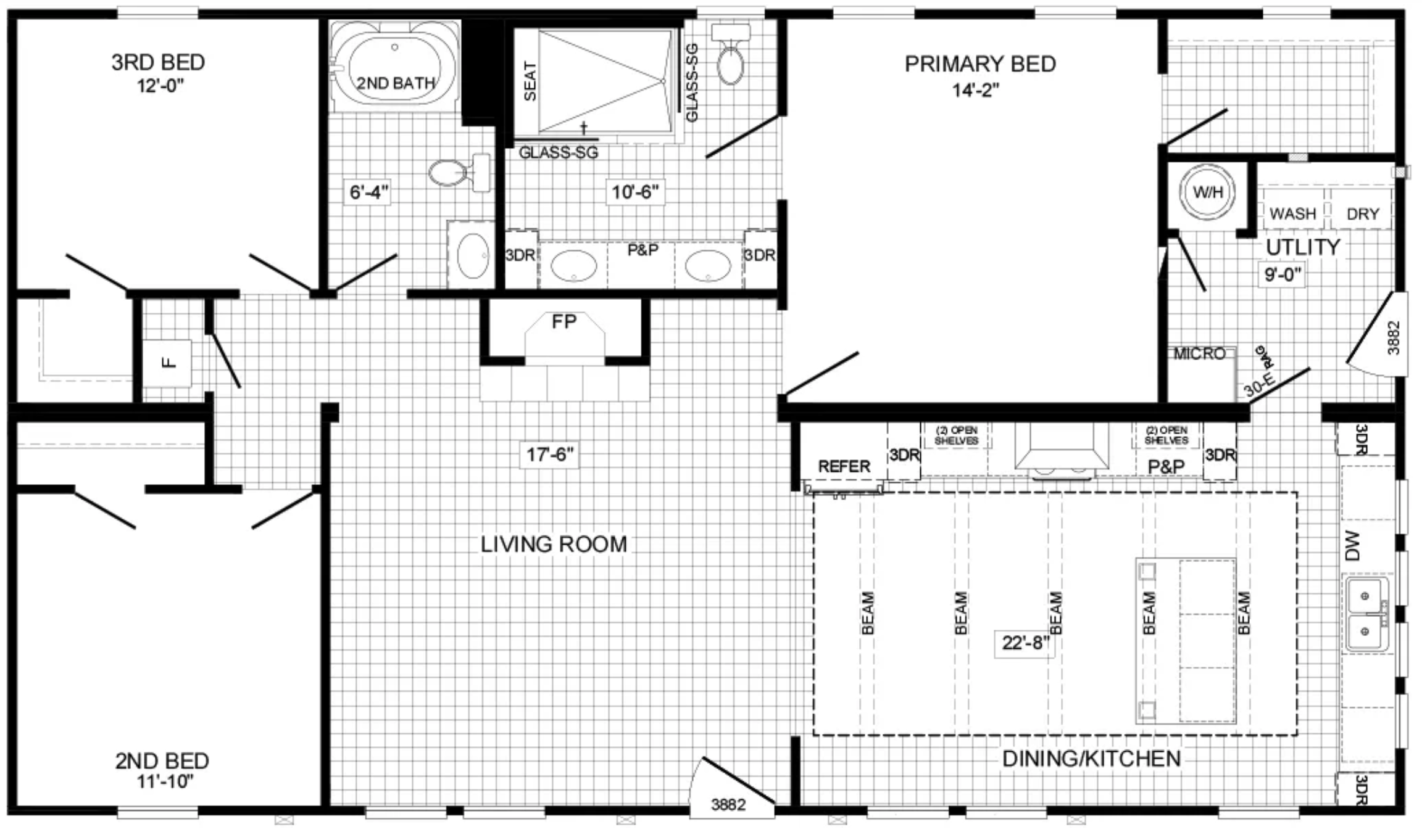 The Bandon floor plan