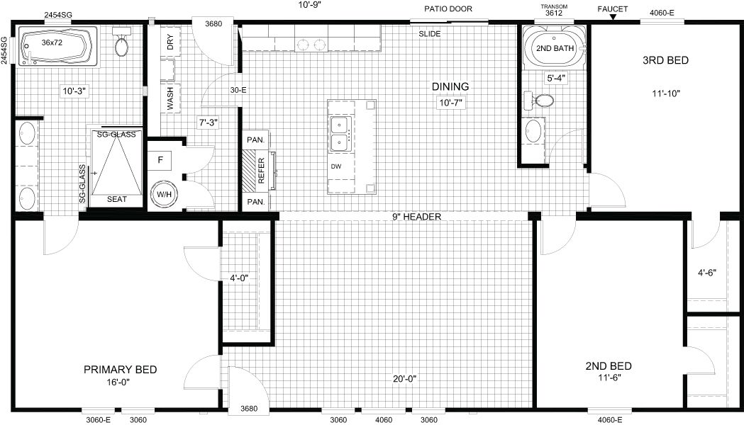 The Parker floor plan